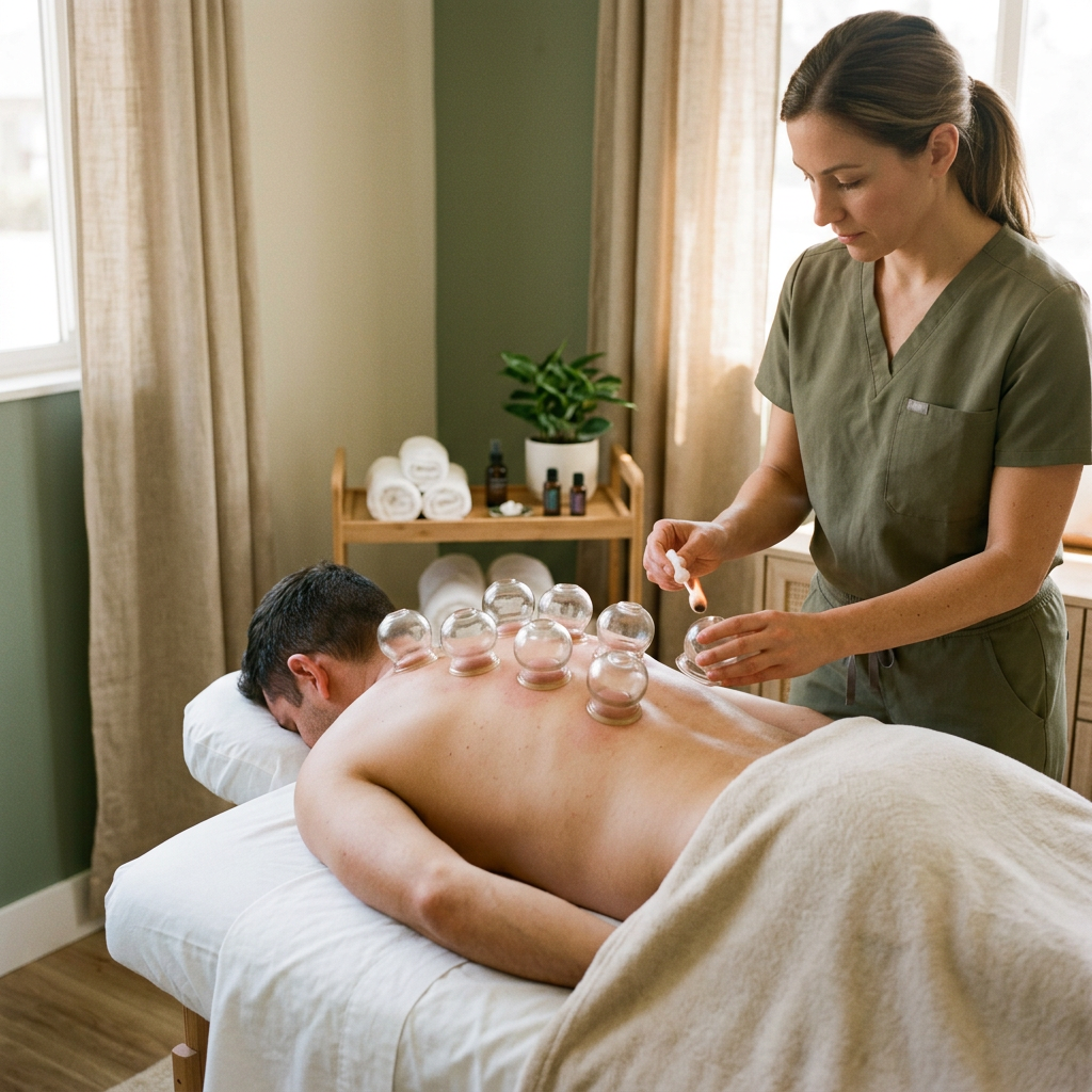 Terapia con ventosas (Cupping)